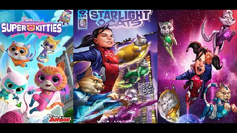 Disney STEALING from Indie Creator Shane Davis w/ Disney's Superkitties RIPPING OFF Starlight Cats?