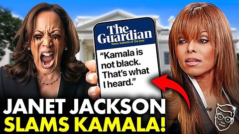 Pop Legend Janet Jackson Says Kamala is 'NOT Black' | Libs Heads EXPLODE: 'She Can't Say That!'