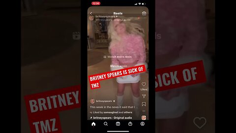 #britneyspears is SICK OF #TMZ