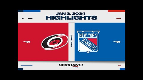 NHL Game 1 Highlights Hurricanes vs. Rangers - May 5, 2024