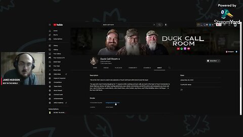 i love to watch duck call room podcast