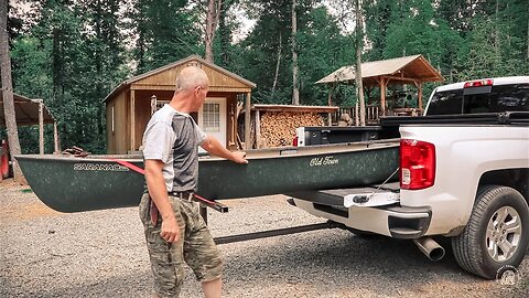 SMOKY MOUNTAIN TIMBER FRAME CABIN | DIY CANOE HAULER & INTERIOR CABIN WALLS