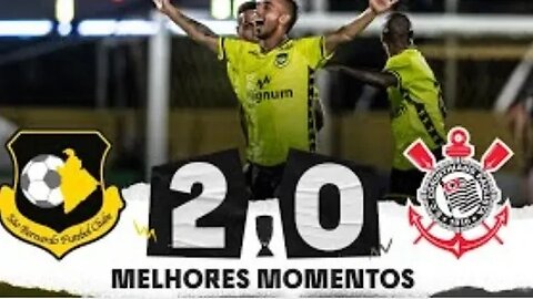 SÃO BERNARDO 2 X 0 CORINTHIANS | MELHORES MOMENTOS | 7ª RODADA | FASE DE GRUPOS | PAULISTÃO 2023