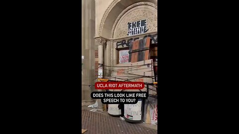 UCLA Riot Aftermath - Is this what Peaceful Protest supposed to look like?