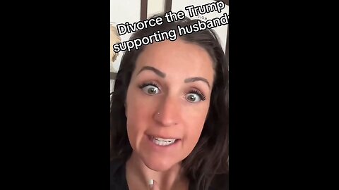 This Psychotic Woman Is Telling Women To Divorce Their Men If They Support Trump