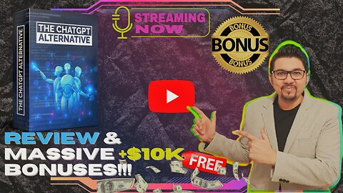 The ChatGPT Alternative Review⚡📲AI To Increase Your Affiliate Commissions💻⚡Get FREE +350 Bonuses💲💰💸