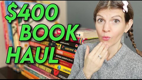 $400 BOOK HAUL!!! + FLIP THROUGH || How I use USBOURNE BOOKS FOR ELEMENTARY & MIDDLE SCHOOL