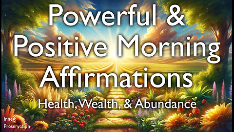 Powerful & Positive Morning Affirmations - 21 days to change your life -I AM Affirmations For Health