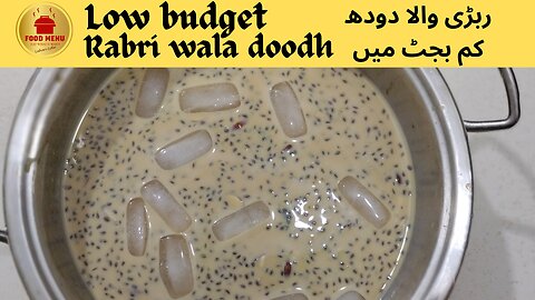 Rabari Doodh | Healthy Drink | RABRI WALA DOODH Recipe by Food Menu