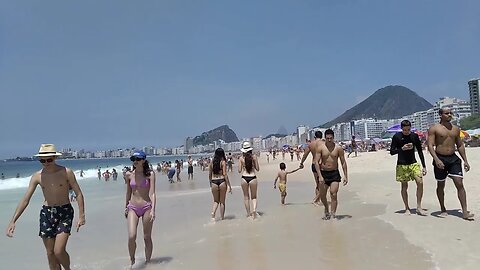 🇧🇷 Copacabana Beach, Rio de Janeiro ❤️ walking tour