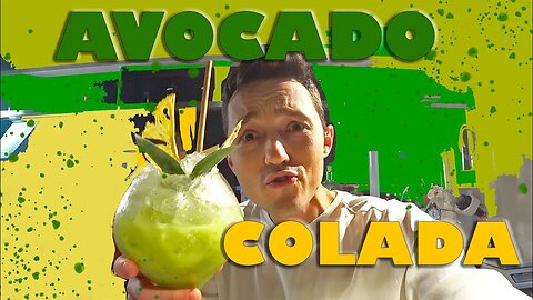 How to make AVOCADO COLADA cocktail by Mr.Tolmach