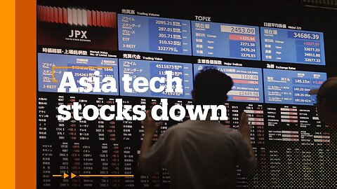 Asian tech stocks fall after Nvidia earnings report