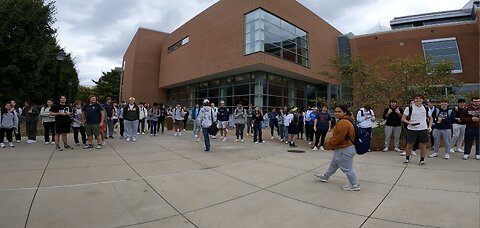 UConn: Holy Spirit Helps Me Gather A Crowd of 70-75 Students, Contending w/ Atheists, Agnostics & Sinning-Defending Hypocrites -- Laboring Over The Truth That True Christians Live Sinless Through The Power of Christ!!!!