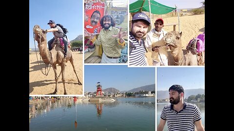 Izlet u Pushkar Voznja s Pawanom Pustinjski Cigani 4K HD #pushkar #camel #rikshaw #desertsafari