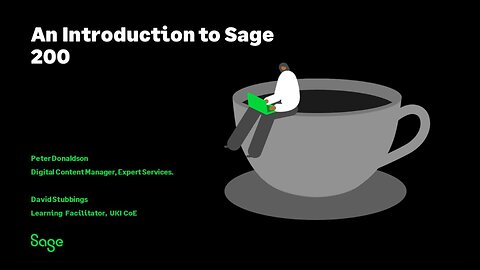 Introduction to Sage 200 and Sage 200 Standard