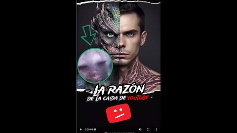 YOUTUBE SHUTDOWN SYSTEM TO REMOVE SHAPE SHIFTING VIDEO OF A REPTILIAN BEING.