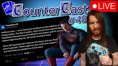 Sony WALKS BACK Helldivers 2 PSN Requirements, NEW Superman Suit Images - CounterCast #48