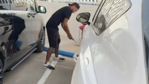 Neymar gets revenge on one of his teammates by slashing his tires