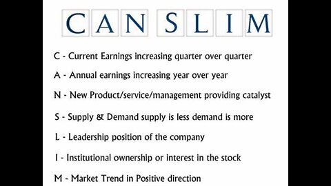 TECN.TV / CANSLIM: Removing The Emotional Bondage To Wealth Creation