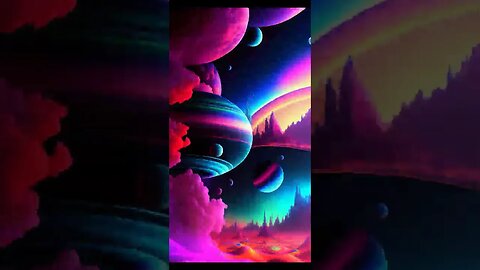 Trippy Animations Space!PT3🌟🌞🌘#shorts #space