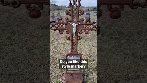 Do you like the metal markers? #question #metal #grave #monument #history #catholic