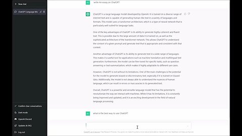 ChatGPT: What is the best way to use ChatGPT