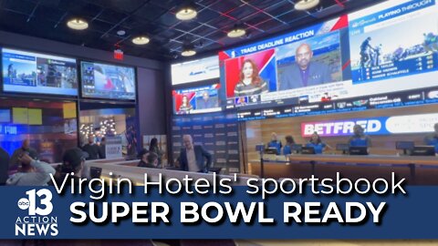 Virgin Hotels Las Vegas' sportsbook opens in time for Super Bowl