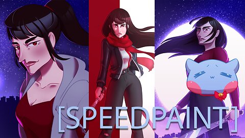 Crescent Saint Thumbnails [Speedpaint]