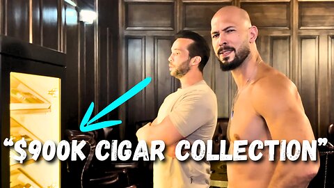 tristan tate's $900k cigar collection