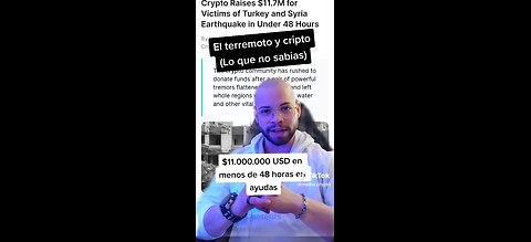 El terremoto y cripto