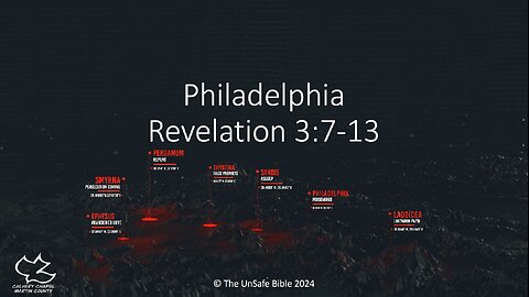 Revelation 3:7-13 Philadelphia