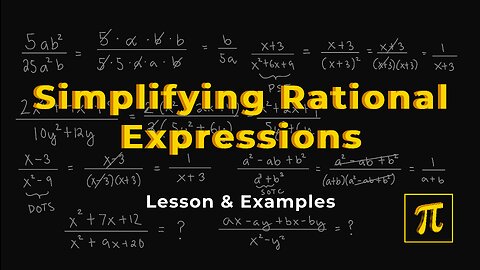 How to SIMPLIFY RATIONAL Expressions - It's simple, just recall factoring!