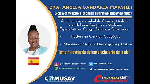 🏥 Prevención del envejecimiento de la piel por Dra. Ángela Gandaria Marsilli 🏥