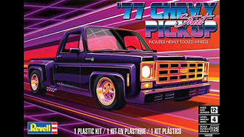 1977 Chevy Street pickup model kit review