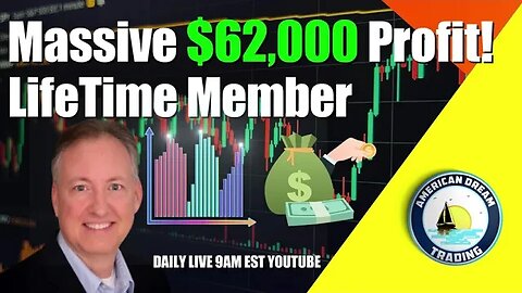 Massive $62,000 Profit Lifetime Member Stock Market Profit