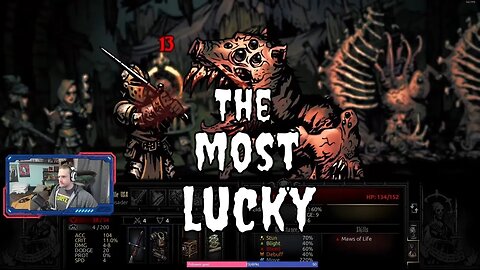 The Most Lucky Boss Battle! Unstable Flesh Boss Battle in Darkest Dungeon #twitch #gamer #streamer