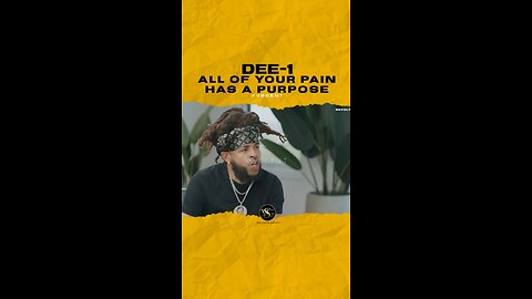 @dee1music All of your pain has a purpose