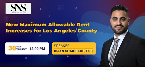 New Maximum Allowable Rent Increases for Los Angeles County