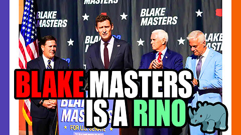 Blake Masters Is A RINO