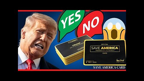 SAVE AMERICA CARD - ALERT! || ALL YOU NEED TO KNOW || SAVE AMERICA CARD REVIEW - TRUMP CARDS