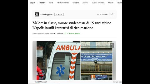 Morti di Malore Improvviso (una ruota che non si ferma più)