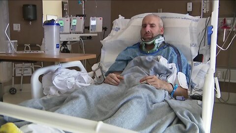 'I felt flipped outside my body': Aurora man describes getting shot while sitting on his couch at home