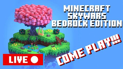 Minecraft SKYWARS - Bedrock Edition - Come Play!!