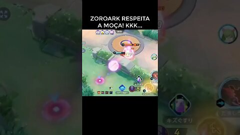 ZOROARK SARRANDO A KIRLIA 😲😲POKÉMON UNITE #shorts