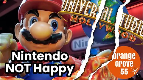 Nintendo NOT Happy | Universal Studios Hollywood