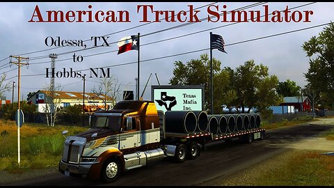 ATS 1.46 - SCS Western Star 5700XE and Dropdeck - Zeemods' X15 - MattVTYards Odessa Yard