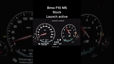 Bmw F10 M5 Stock Launch start