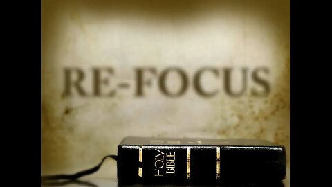 Re-Focus Part 2 - The "ignorance" of the distractions ~ Ron Collett - Premieres 2-12-2023