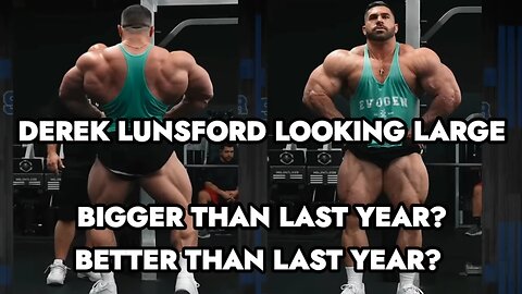 DEREK LUNSFORD BIGGER THAN EVER