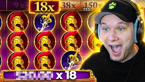 I HIT TOP SYMBOL FOR MY BIGGEST WIN EVER!! SWORD OF ARES BONUS BUYS!